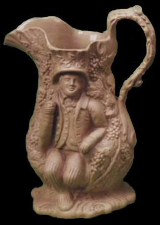 Image of relief molded stoneware jug fragment.