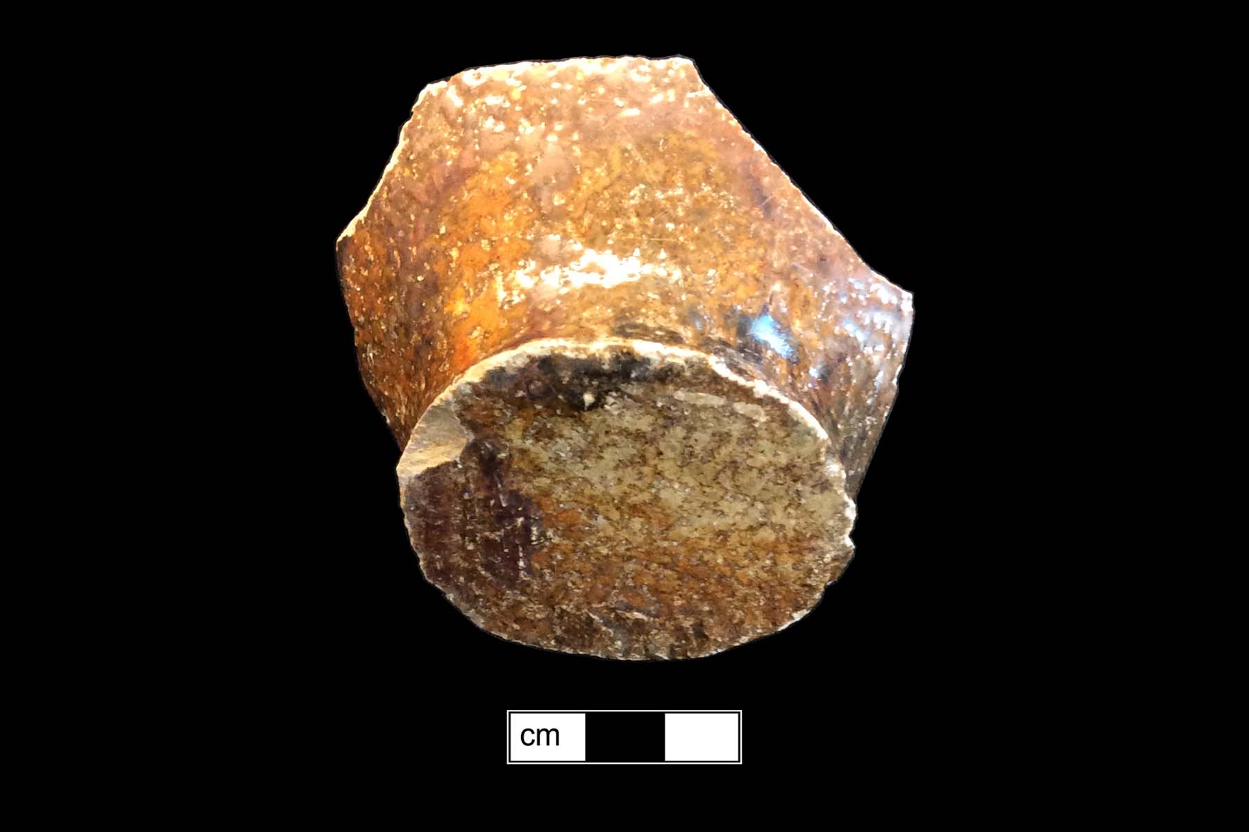 Image of Rhenish brown salt glaze stoneware fragment.
