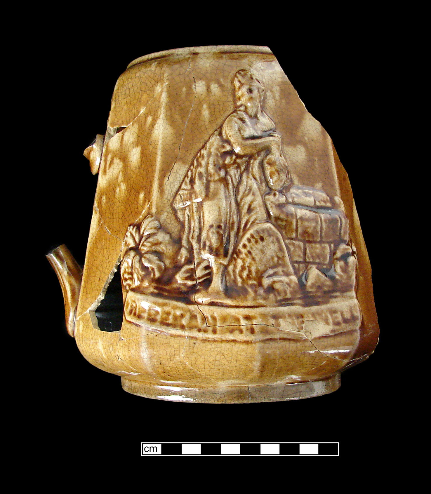 Image of Rockingham ware fragment.
