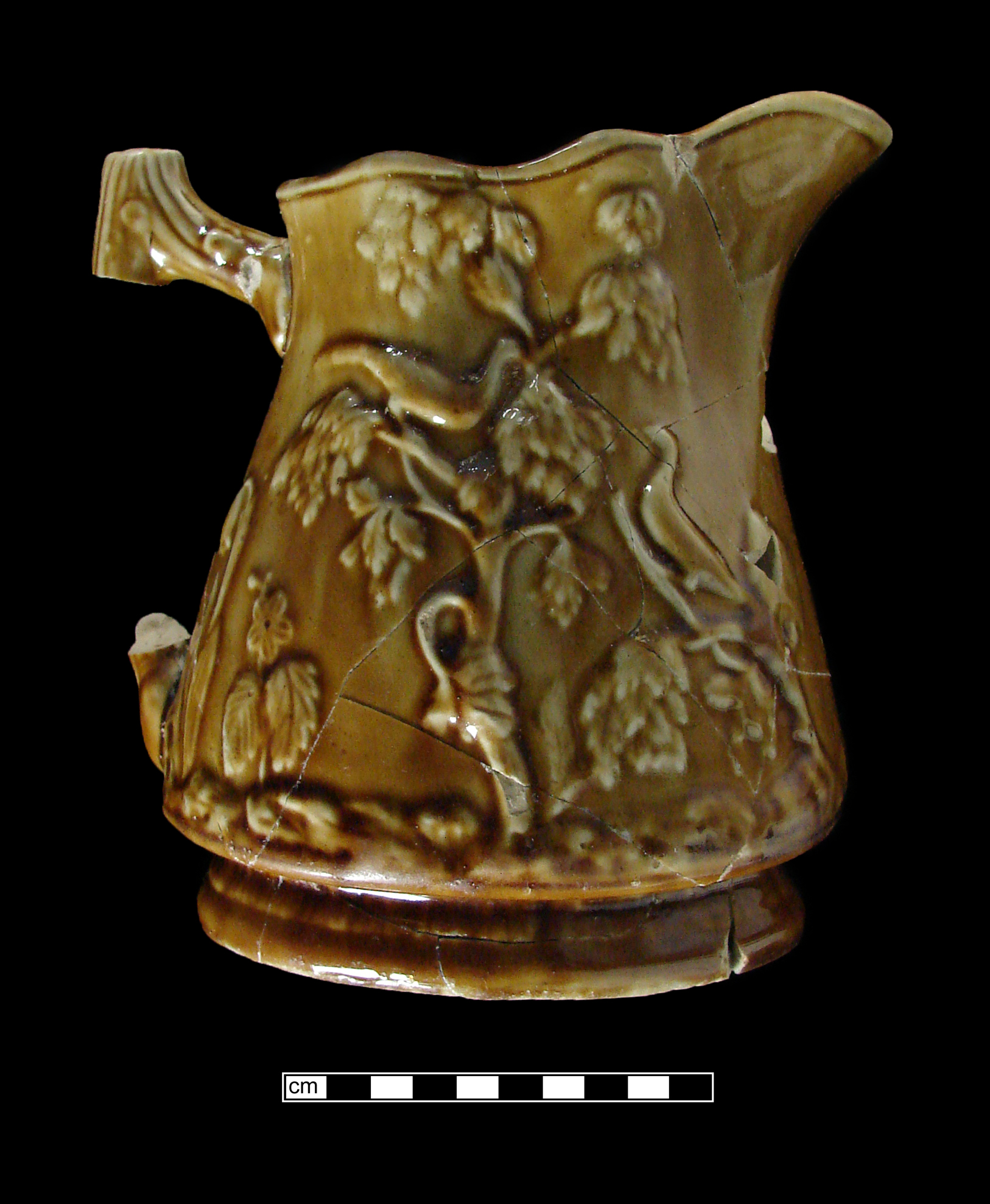 Image of Rockingham ware fragment.