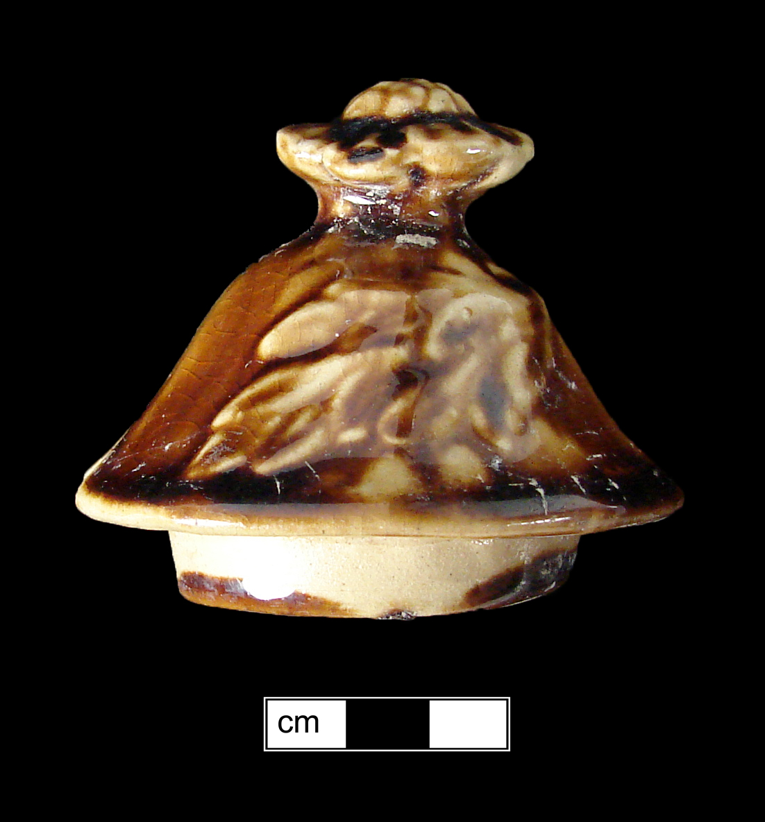 Image of Rockingham ware fragment.