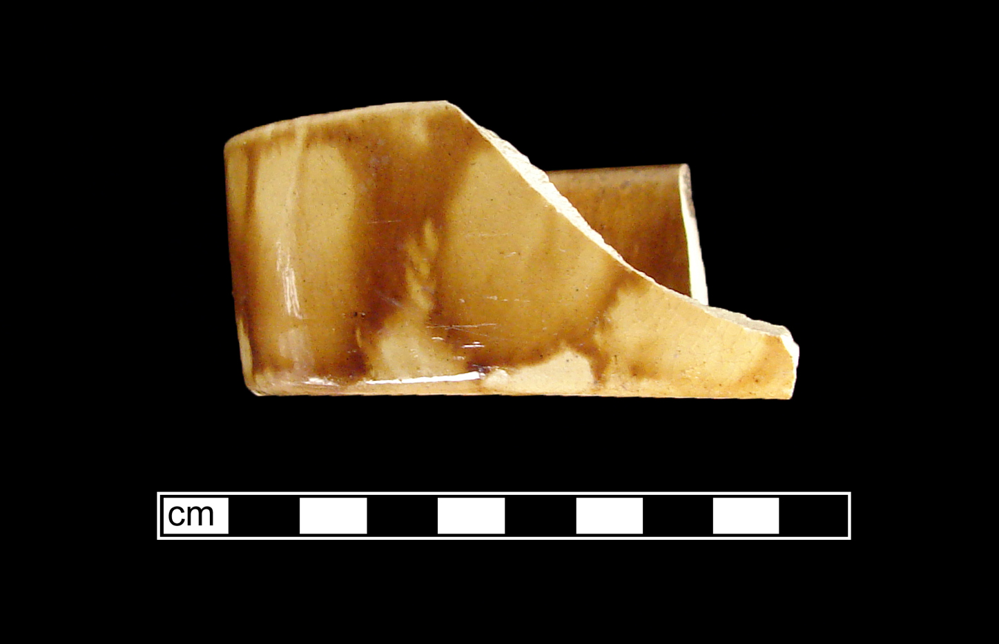 Image of Rockingham ware fragment.
