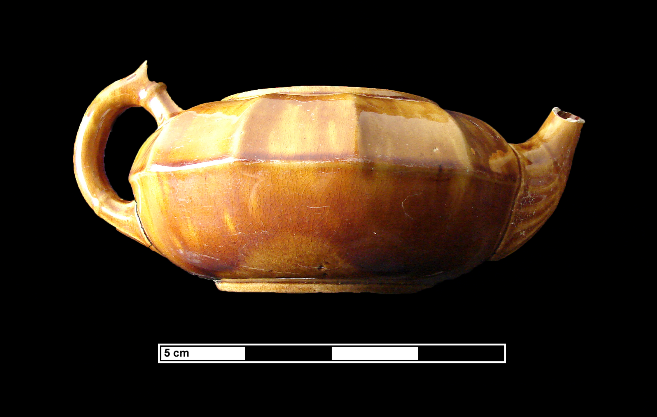 Image of Rockingham ware fragment.