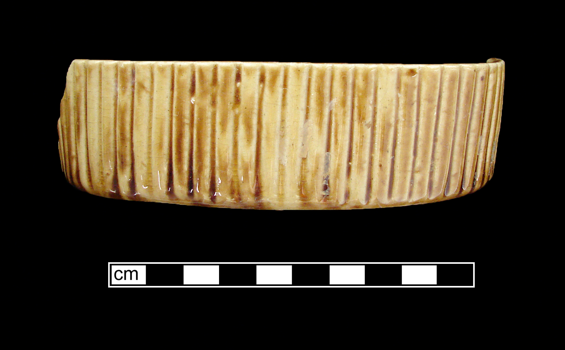 Image of Rockingham ware fragment.