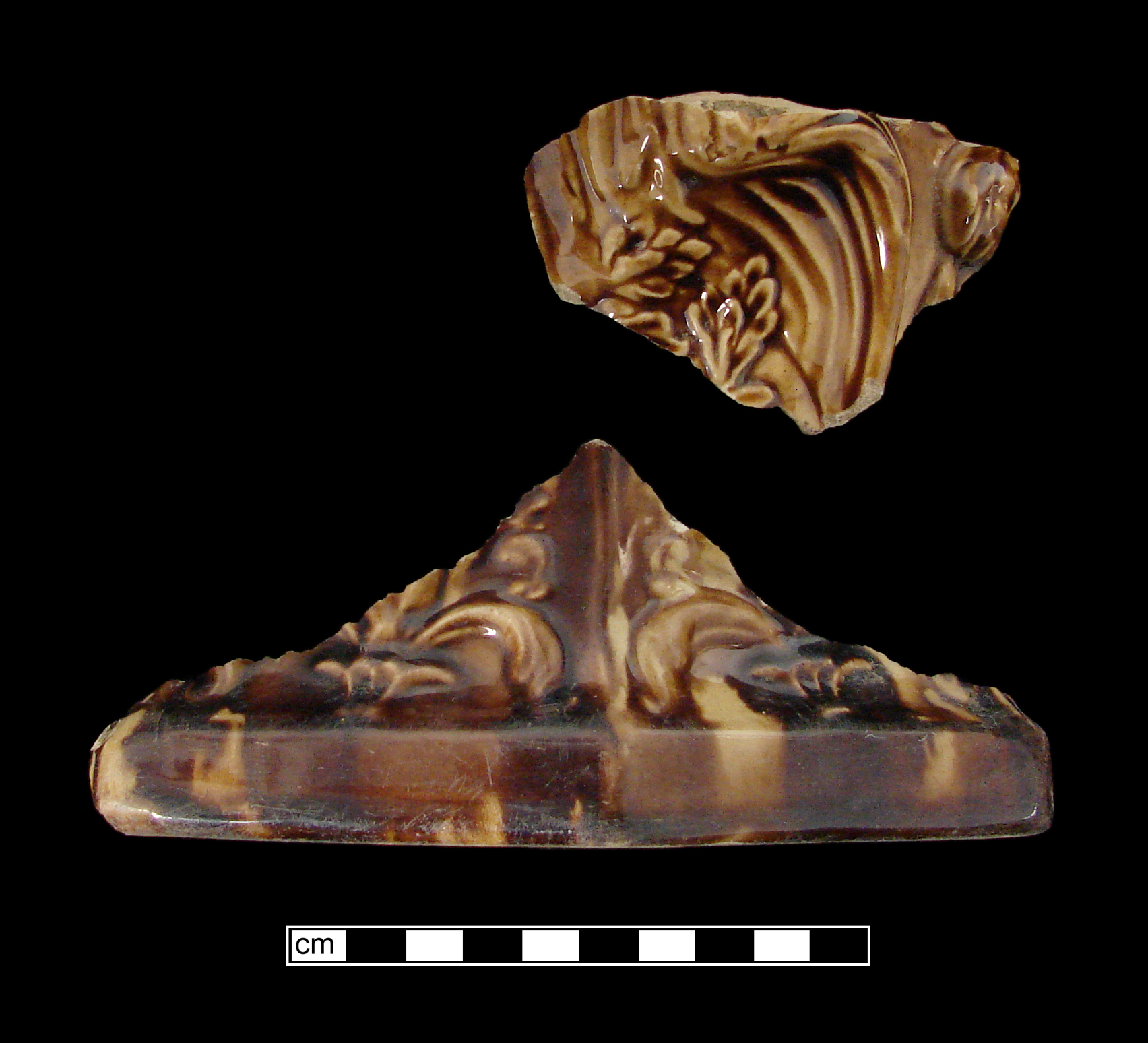 Image of Rockingham ware fragment.