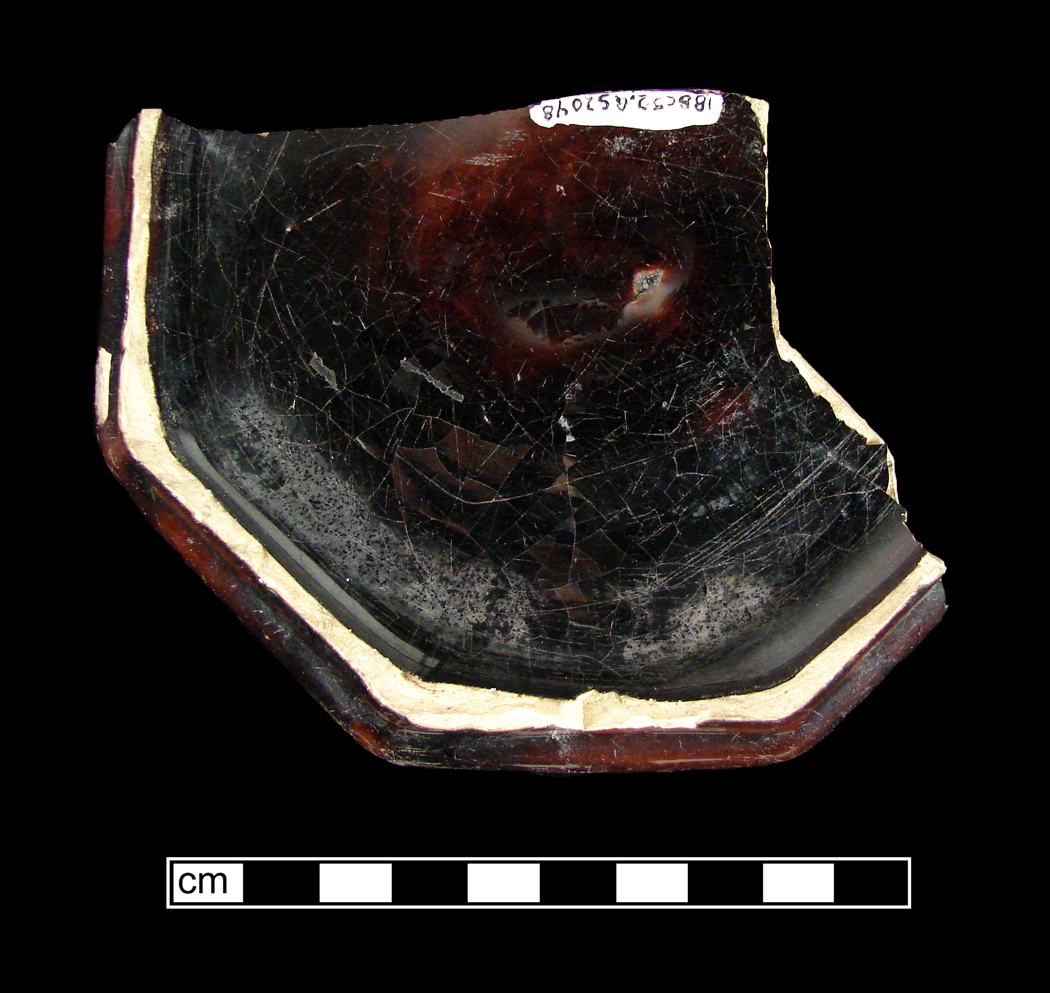 Image of Rockingham ware fragment.