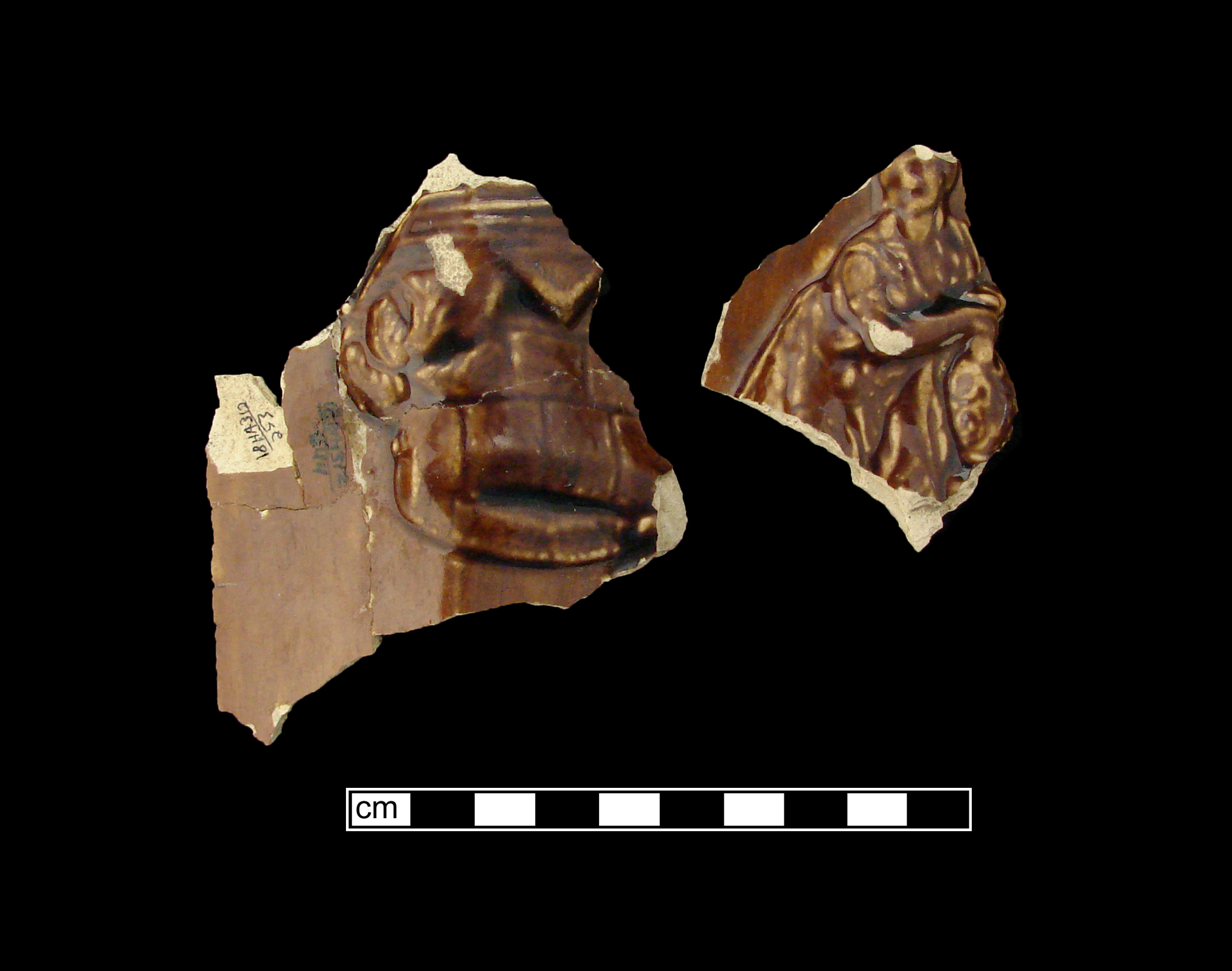 Image of Rockingham ware fragment.