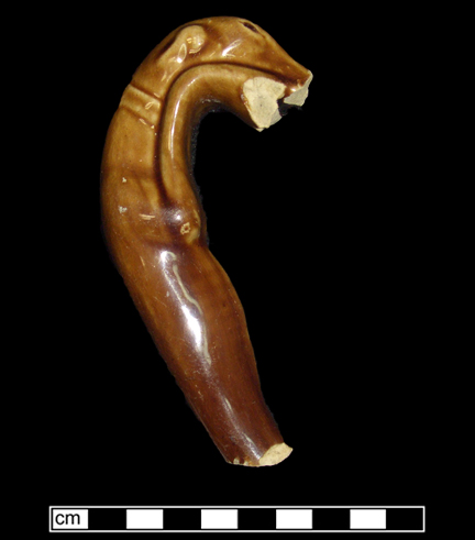 Image of Rockingham ware fragment.