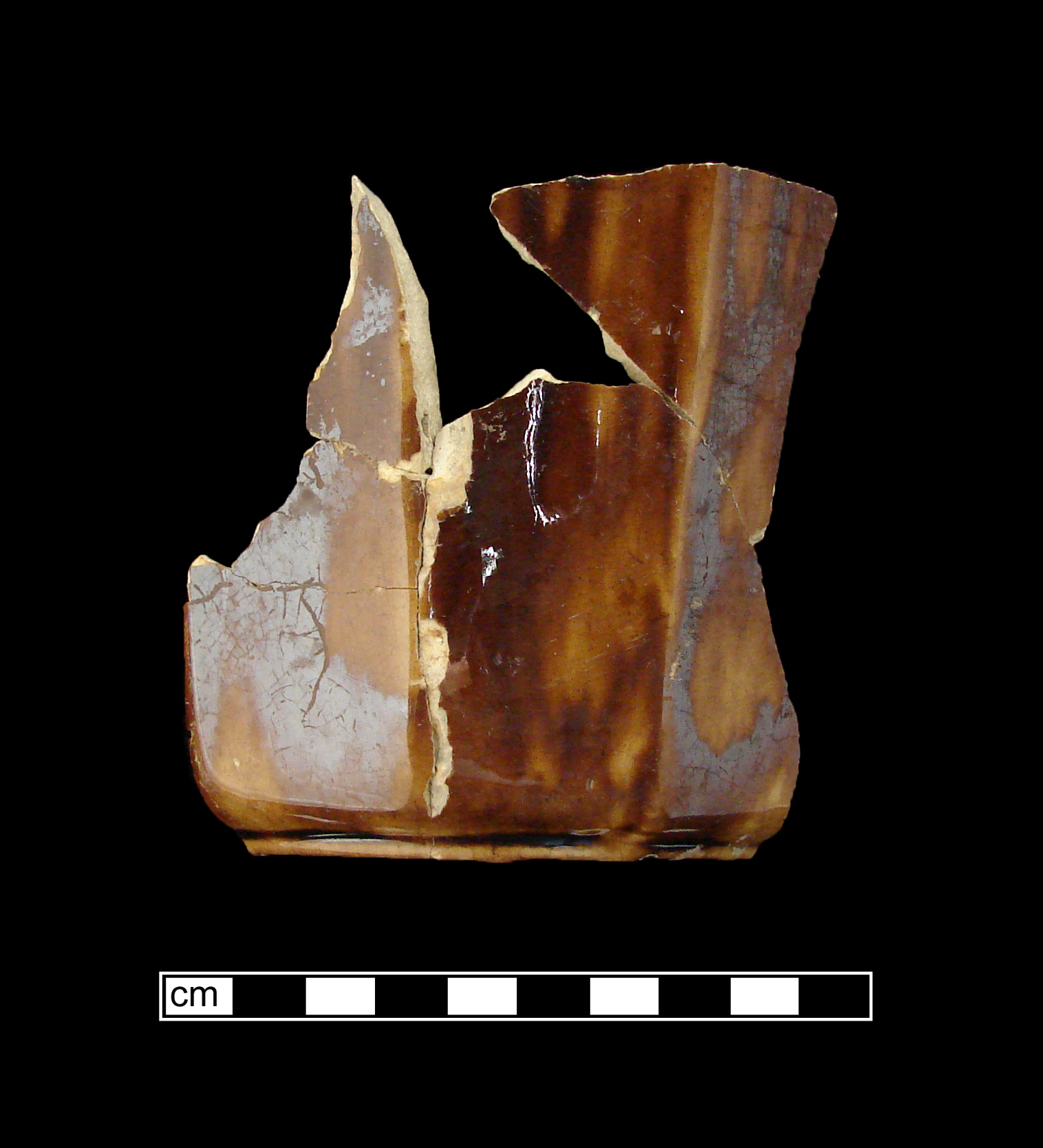 Image of Rockingham ware fragment.