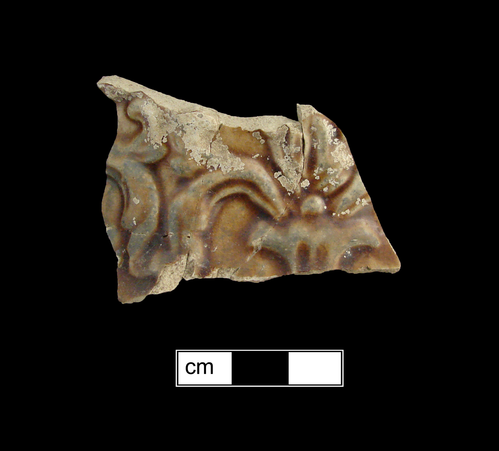 Image of Rockingham ware fragment.