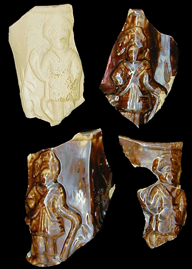 Image of Rockingham ware fragment.