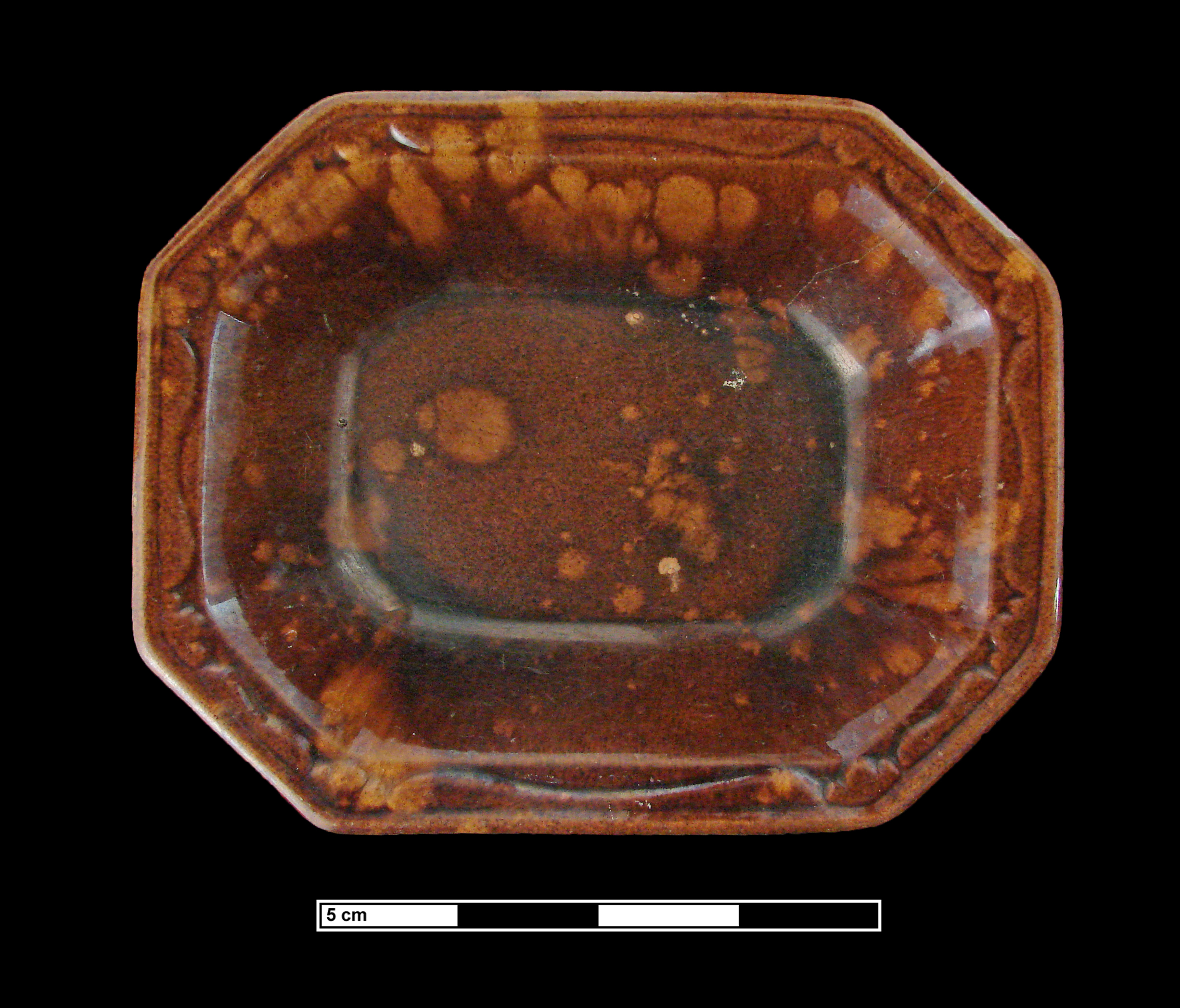 Image of Rockingham ware fragment.