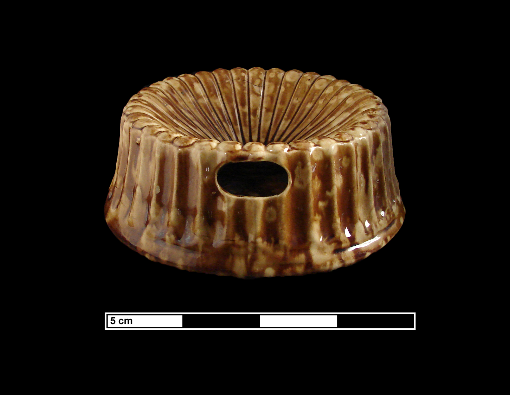 Image of Rockingham ware fragment.