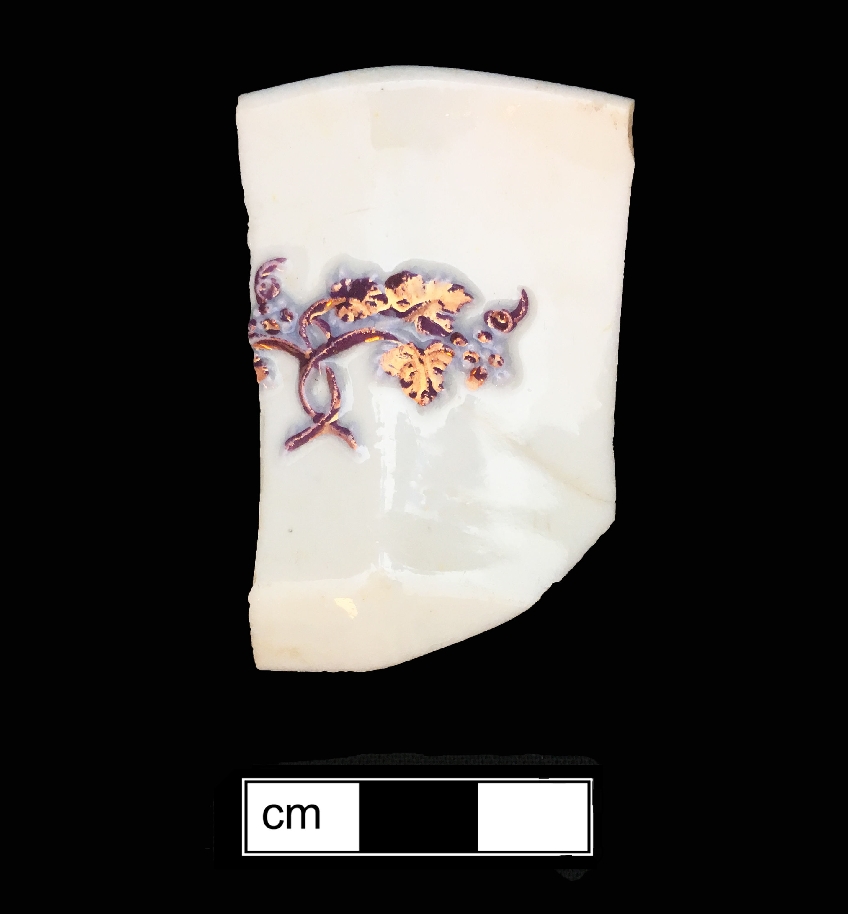 Image of sprig molded ware fragment.