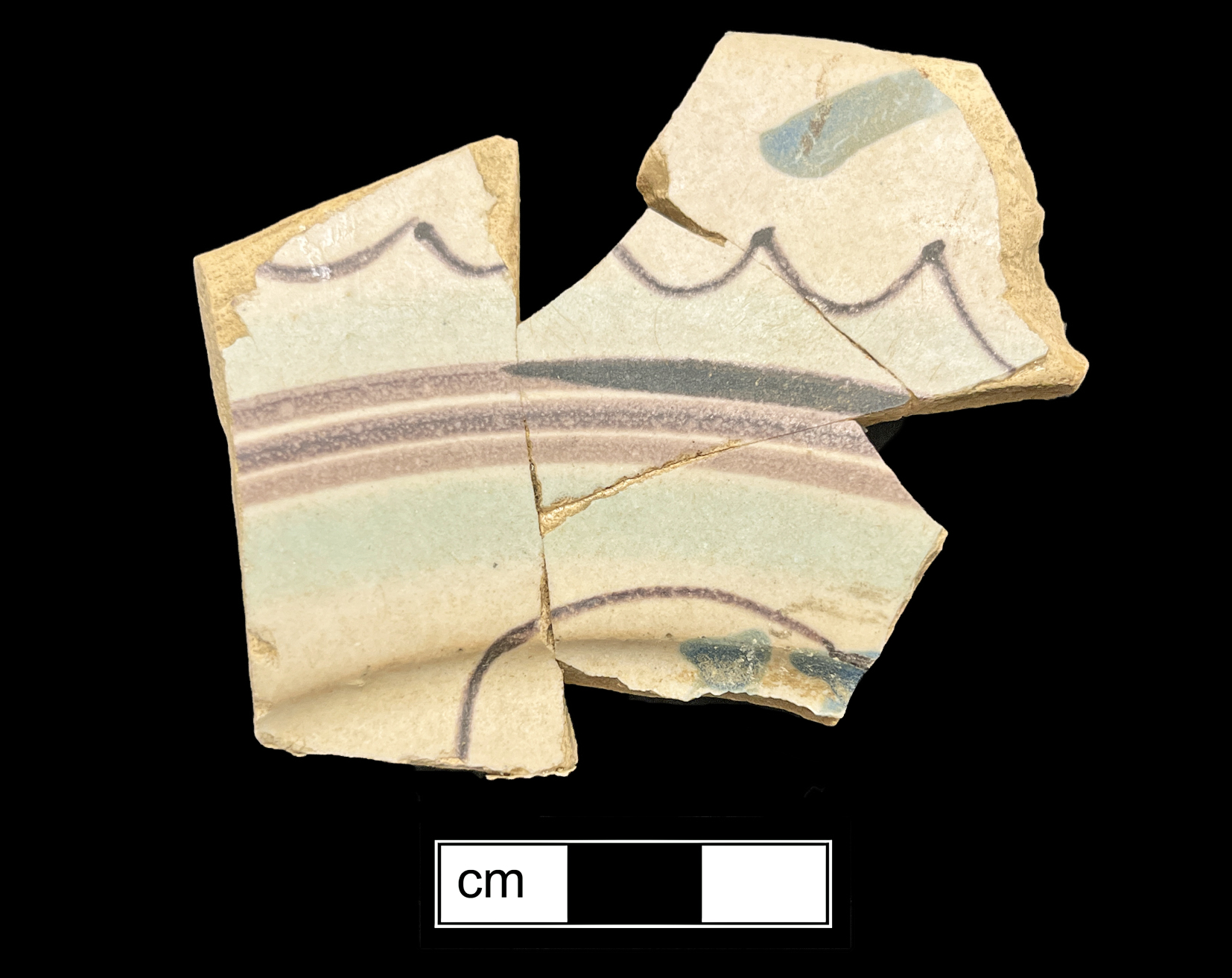 Image of tin-glazed earthenware fragment.