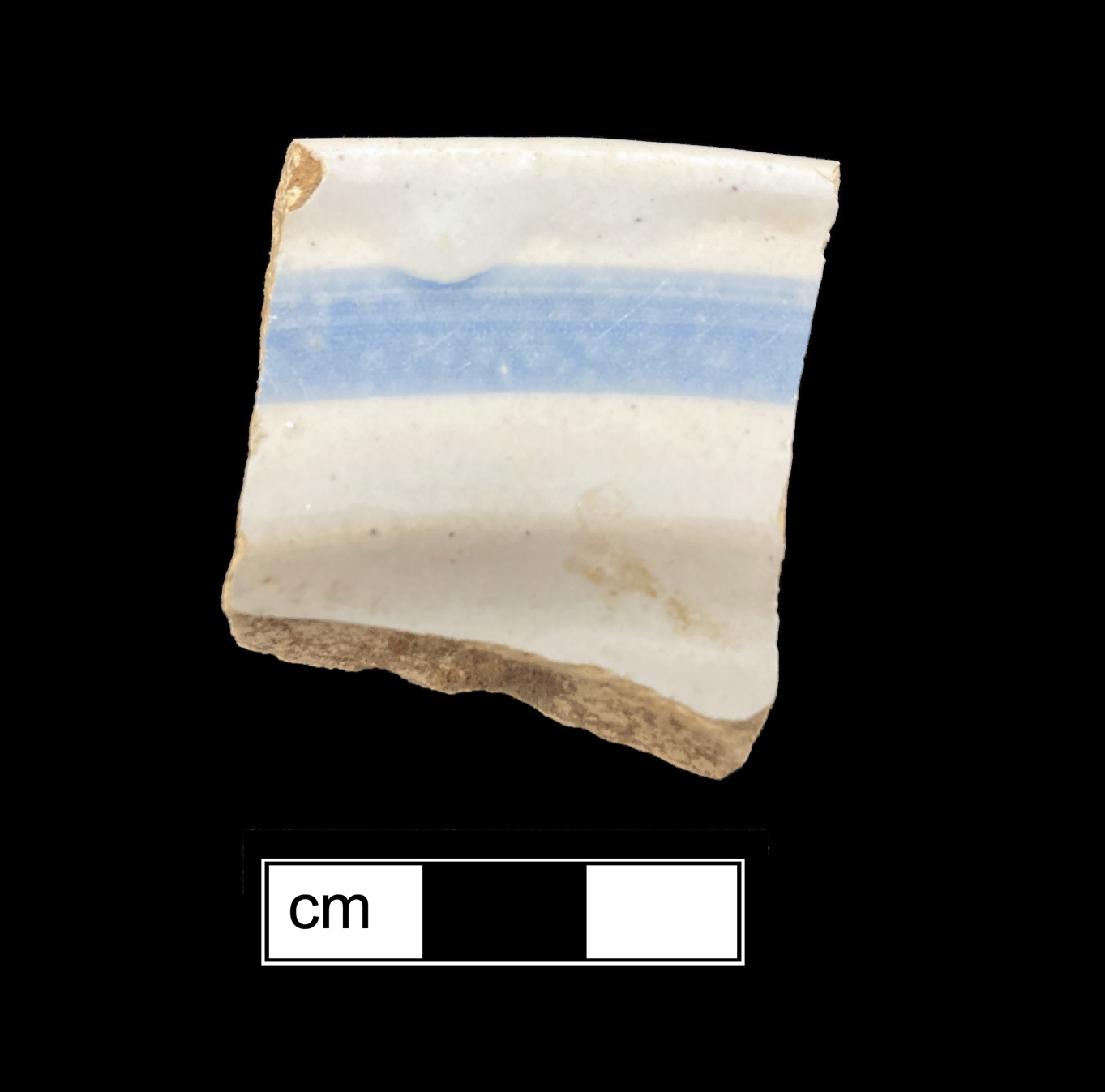 Image of tin-glazed earthenware fragment.