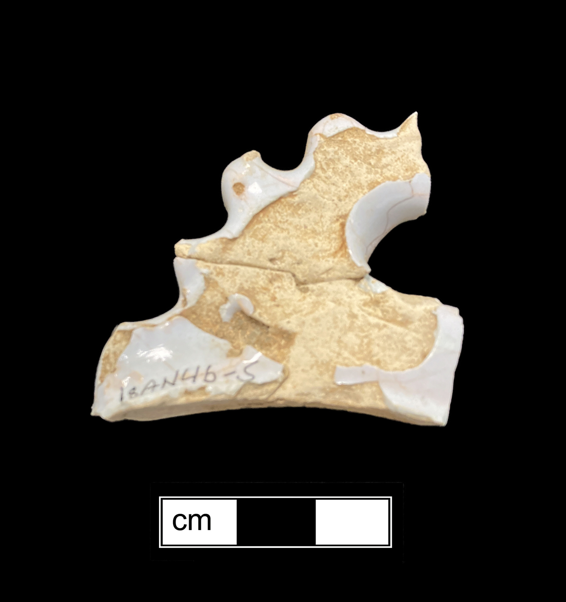 Image of tin-glazed earthenware fragment.