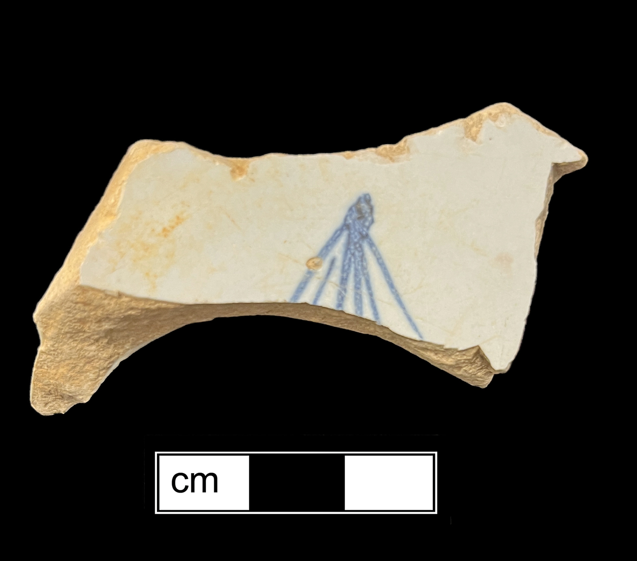 Image of tin-glazed earthenware fragment.