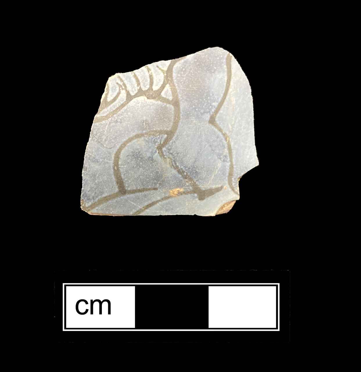 Image of tin-glazed earthenware fragment.
