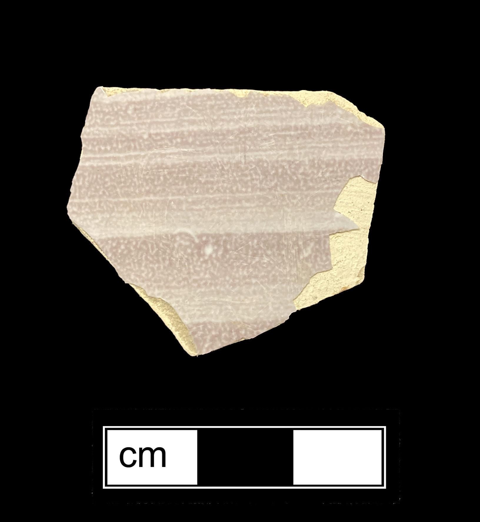 Image of tin-glazed earthenware fragment.