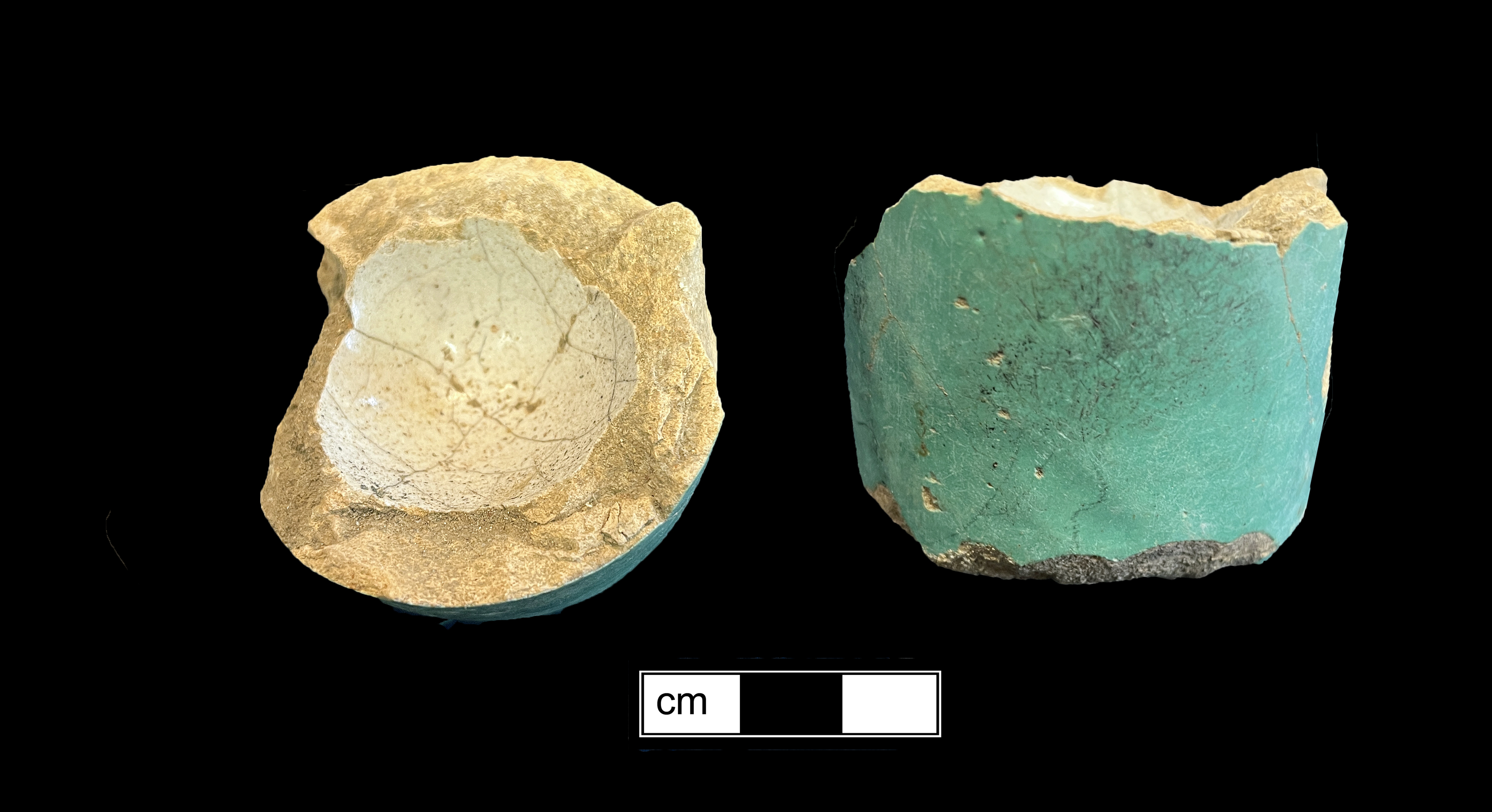 Image of tin-glazed earthenware fragment.