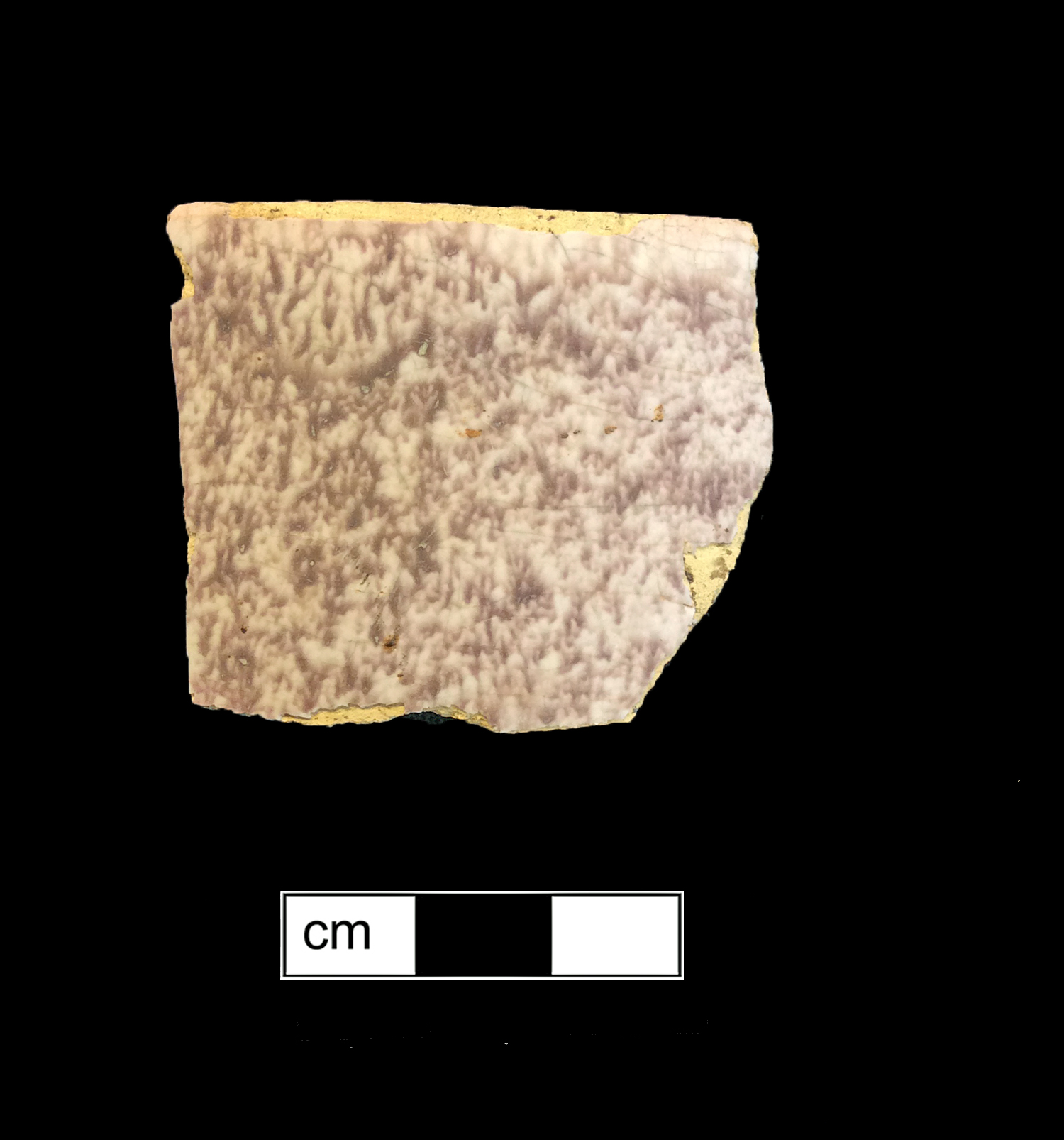 Image of tin-glazed earthenware fragment.