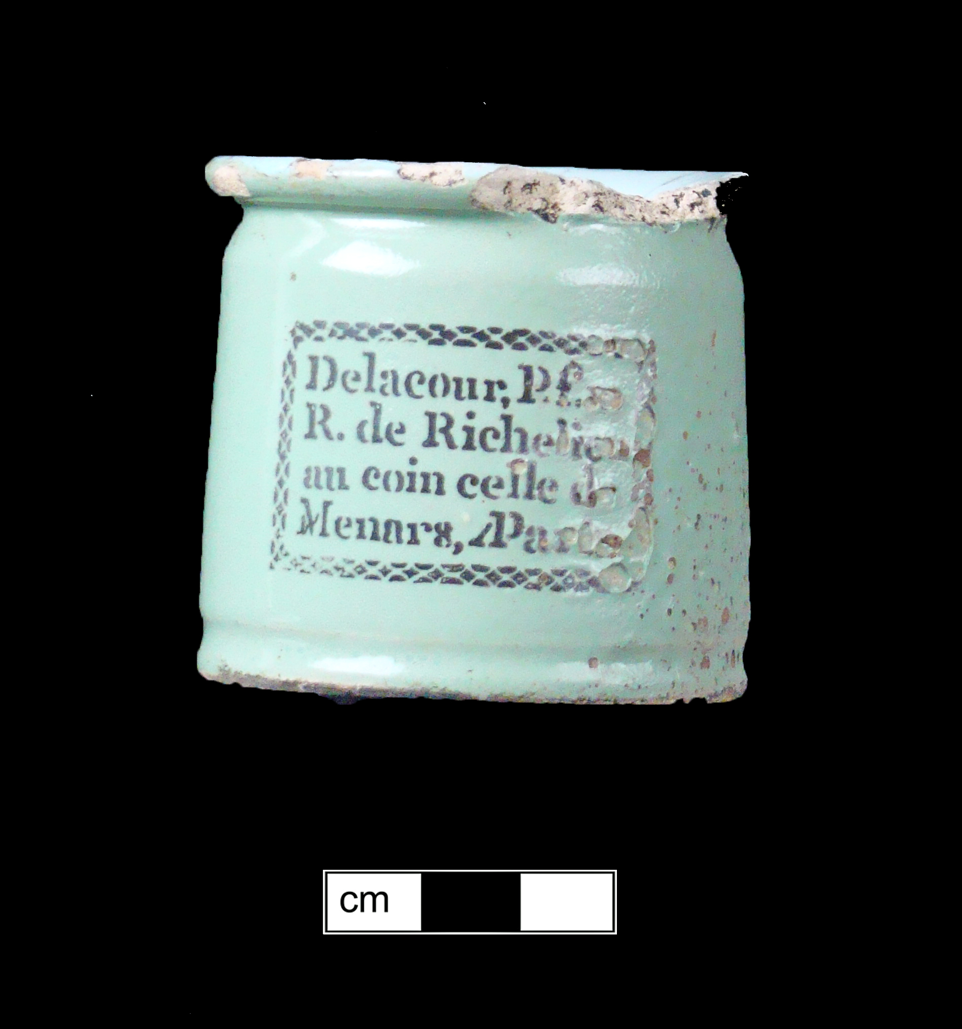 Image of tin-glazed earthenware fragment.
