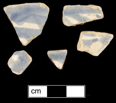 Image of tin-glazed earthenware fragment.