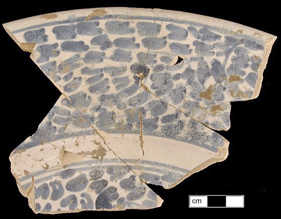 Image of tin-glazed earthenware fragment.