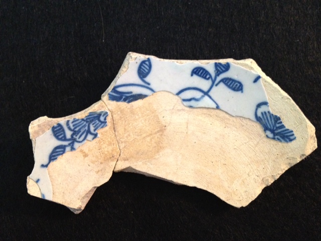 Image of tin-glazed earthenware fragment.