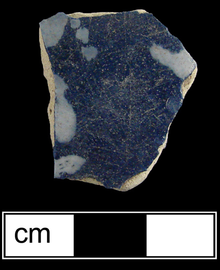 Image of tin-glazed earthenware fragment.