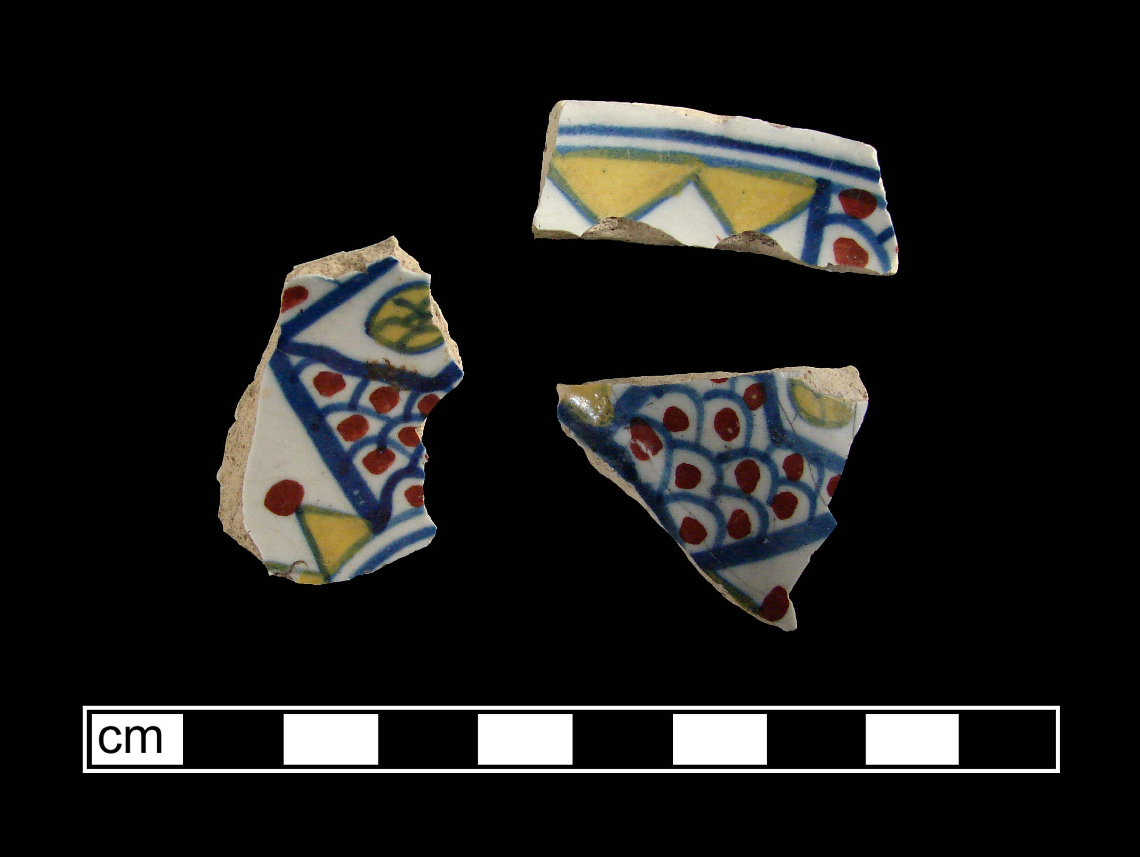 Image of tin-glazed earthenware fragment.