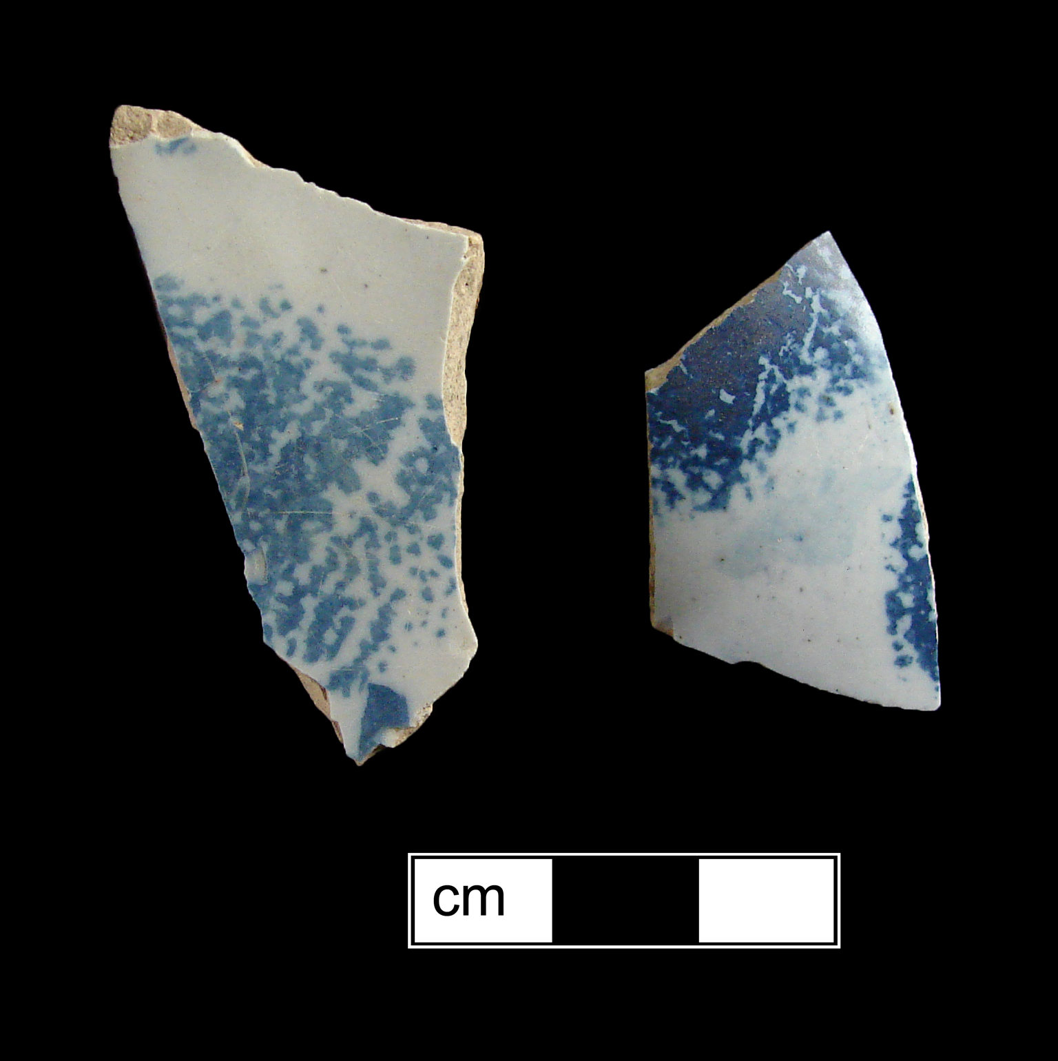 Image of tin-glazed earthenware fragment.