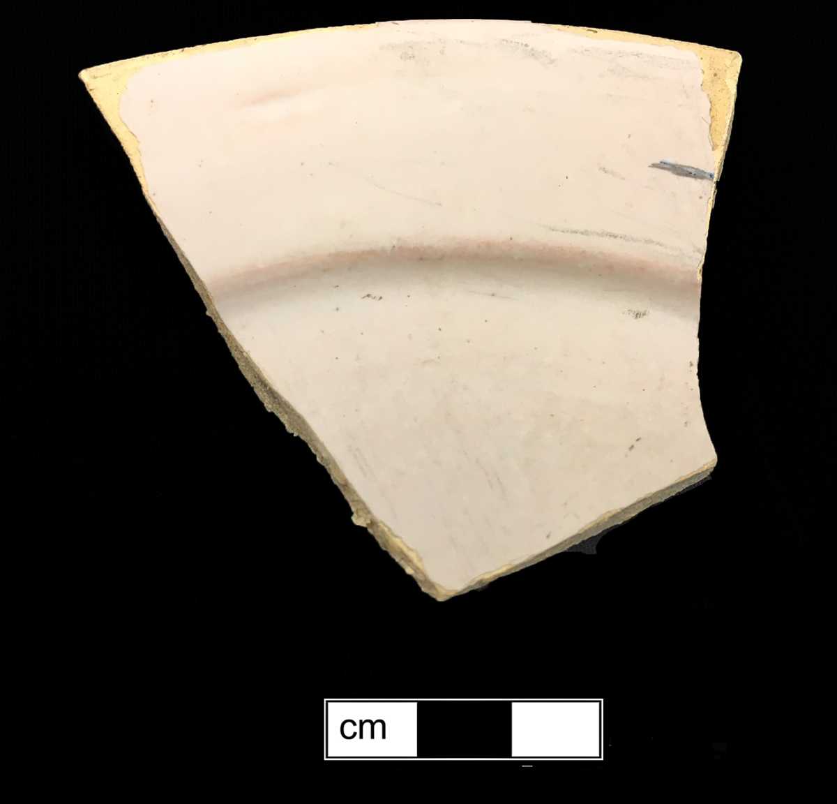 Image of tin-glazed earthenware fragment.