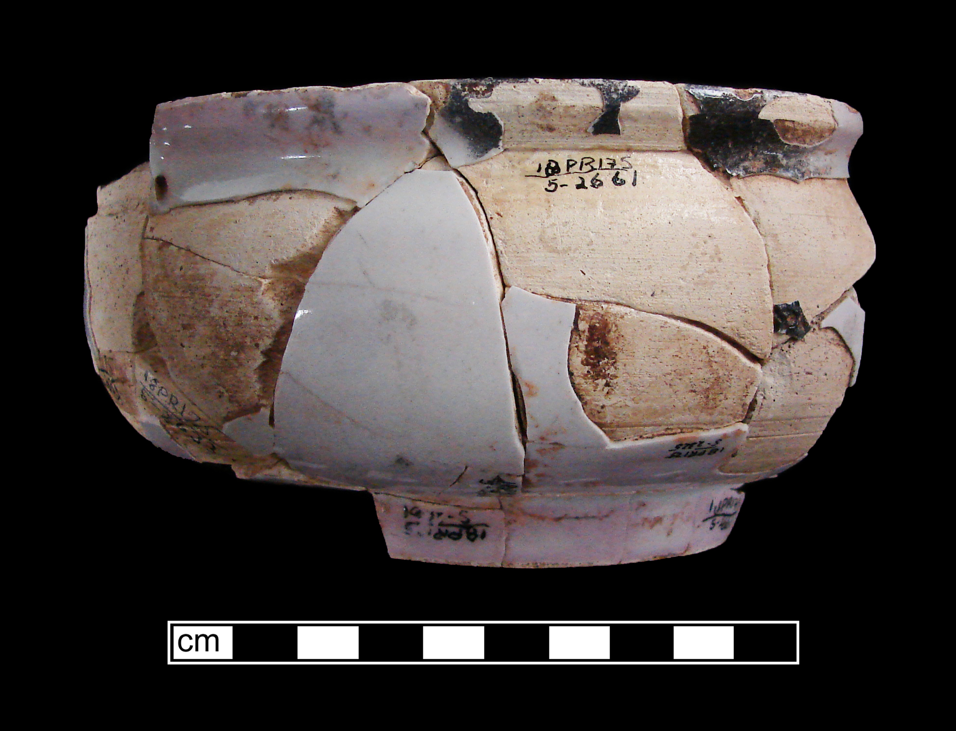 Image of tin-glazed earthenware fragment.
