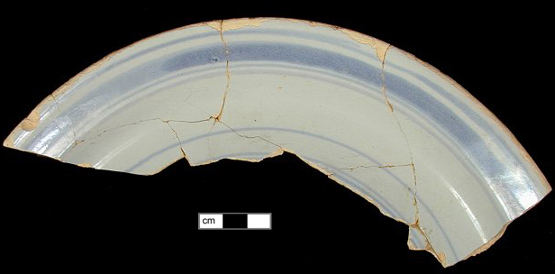 Image of tin-glazed earthenware fragment.