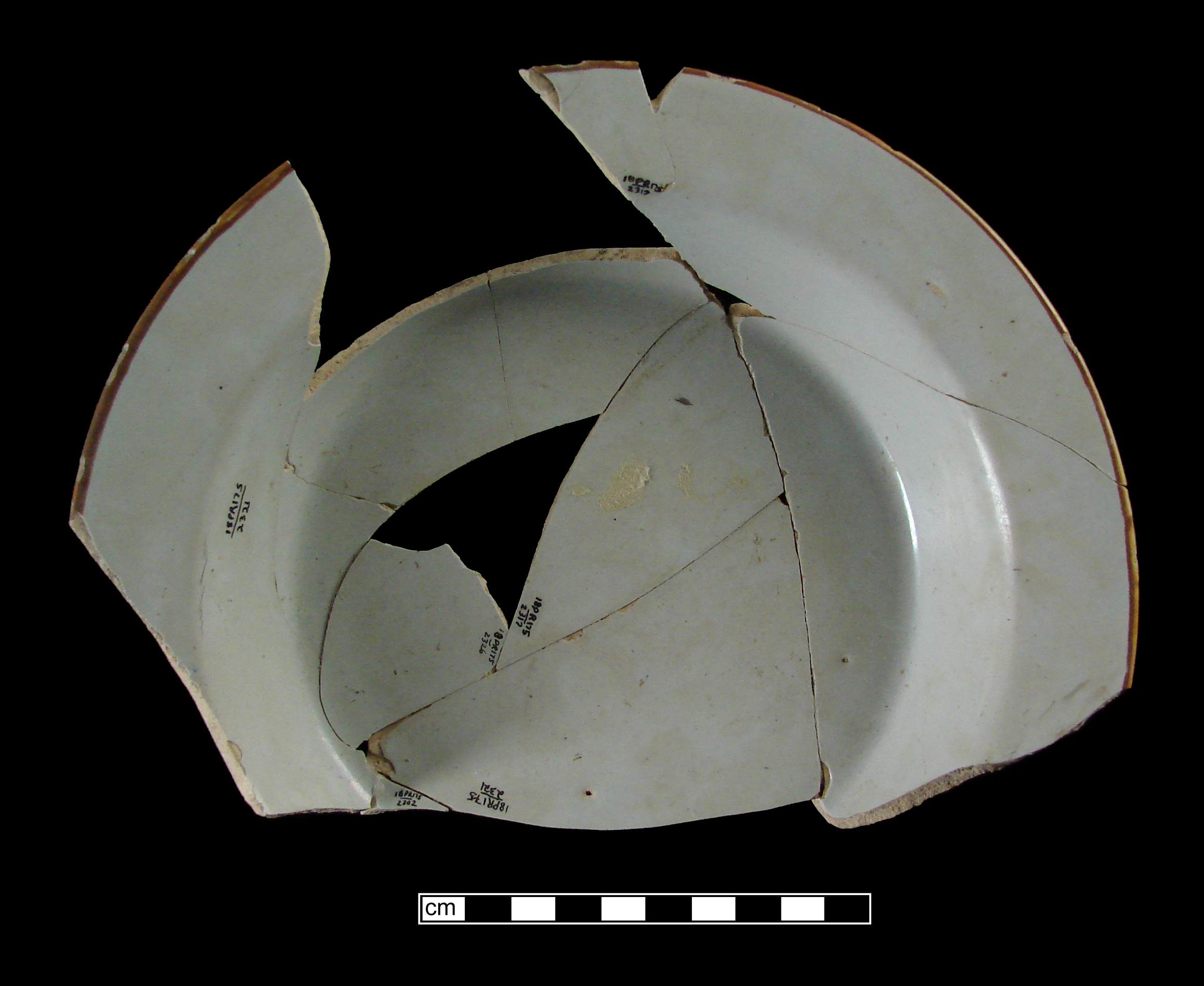 Image of tin-glazed earthenware fragment.