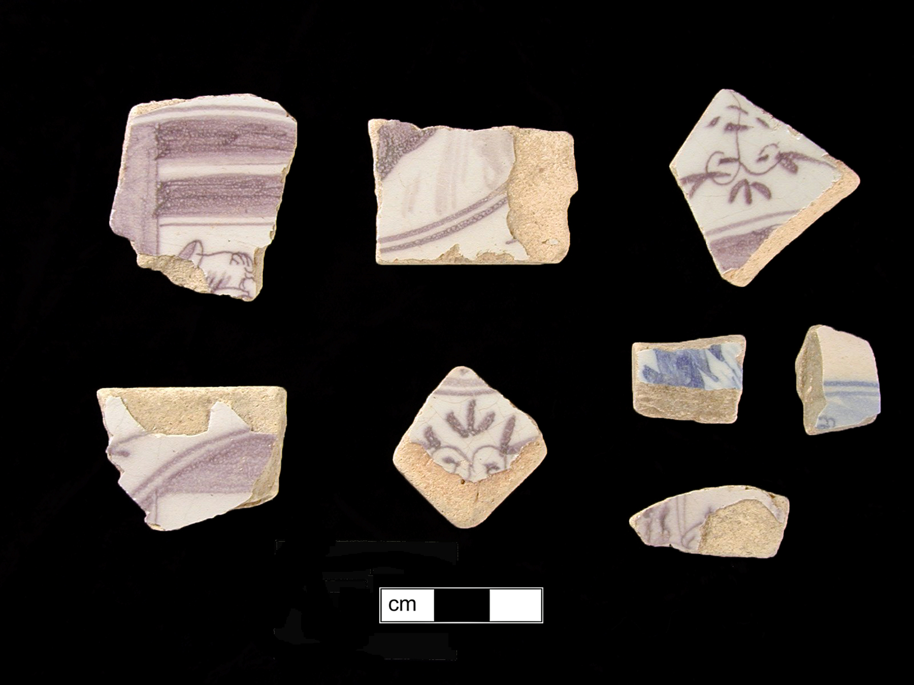 Image of tin-glazed earthenware fragment.
