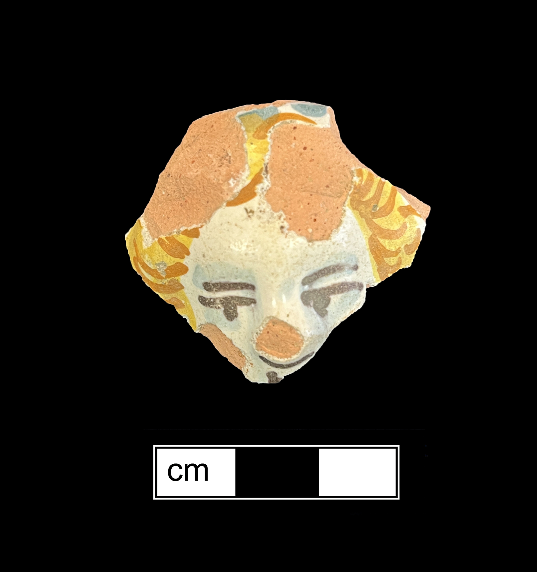 Image of tin-glazed earthenware fragment.