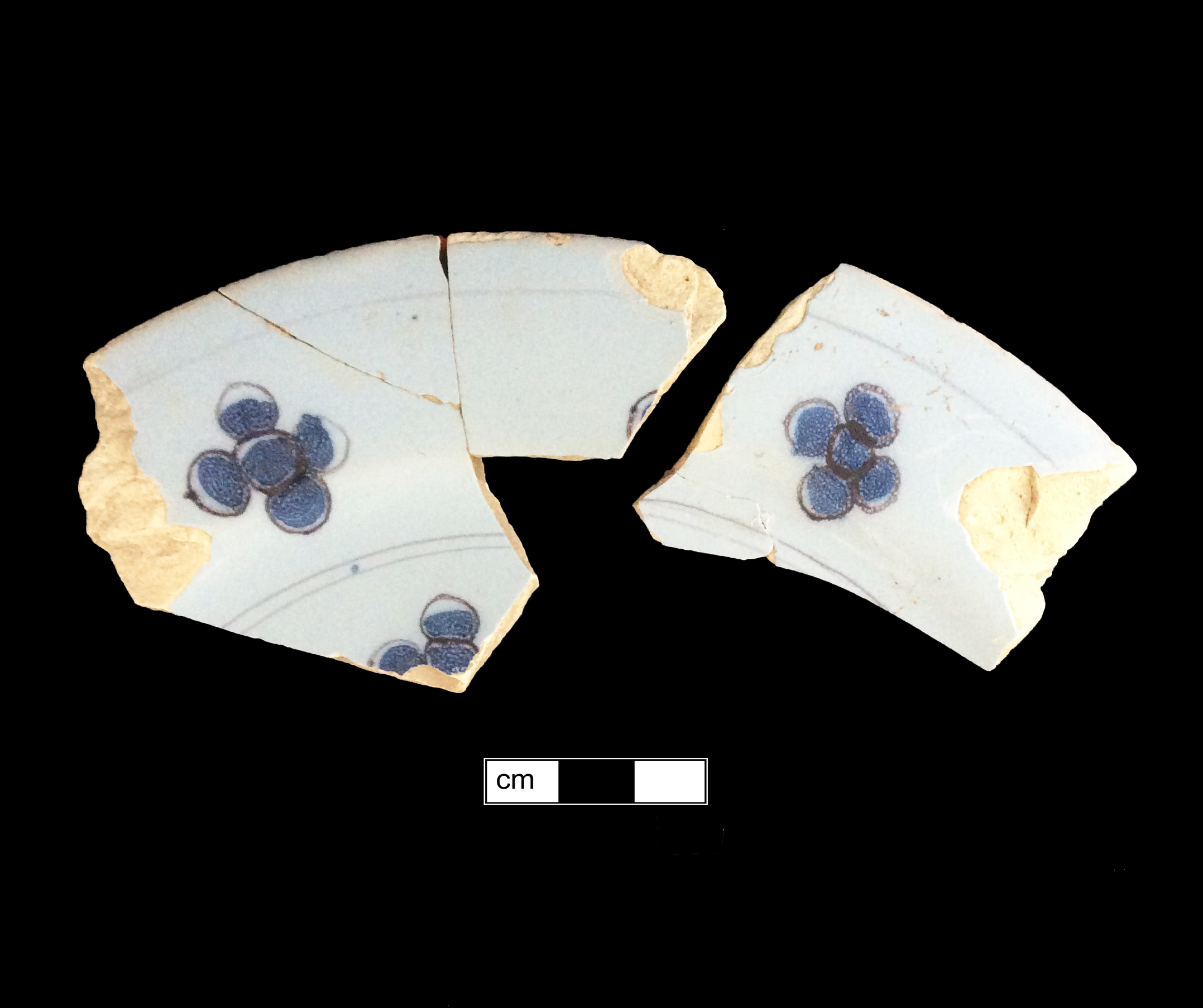 Image of tin-glazed earthenware fragment.