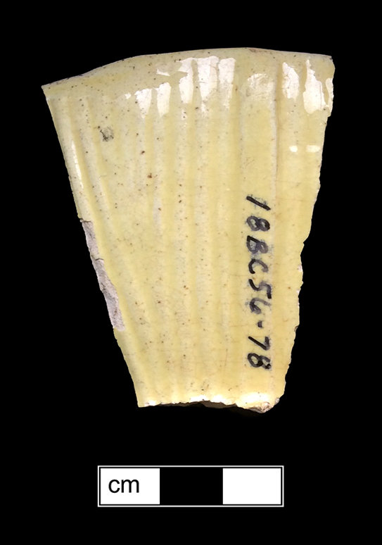 Image of Victorian majolica fragment.