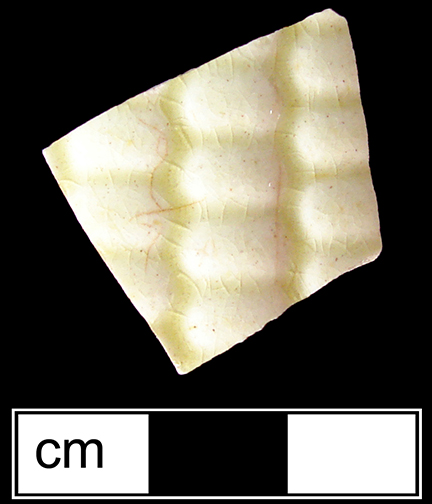 Image of Victorian majolica fragment.