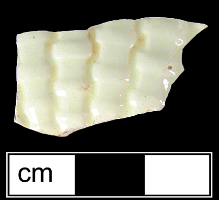 Image of Victorian majolica fragment.