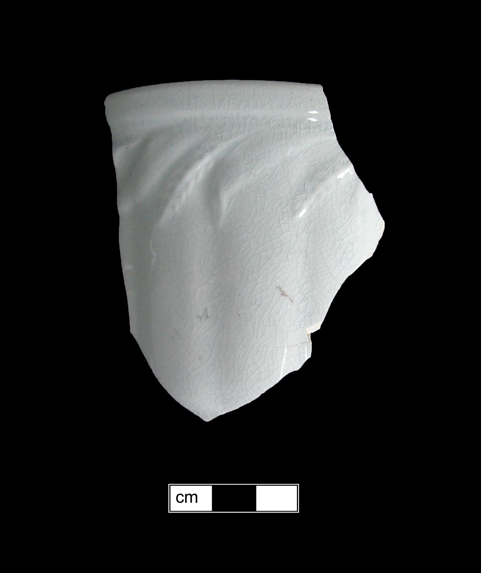 Image of white granite ware fragment.