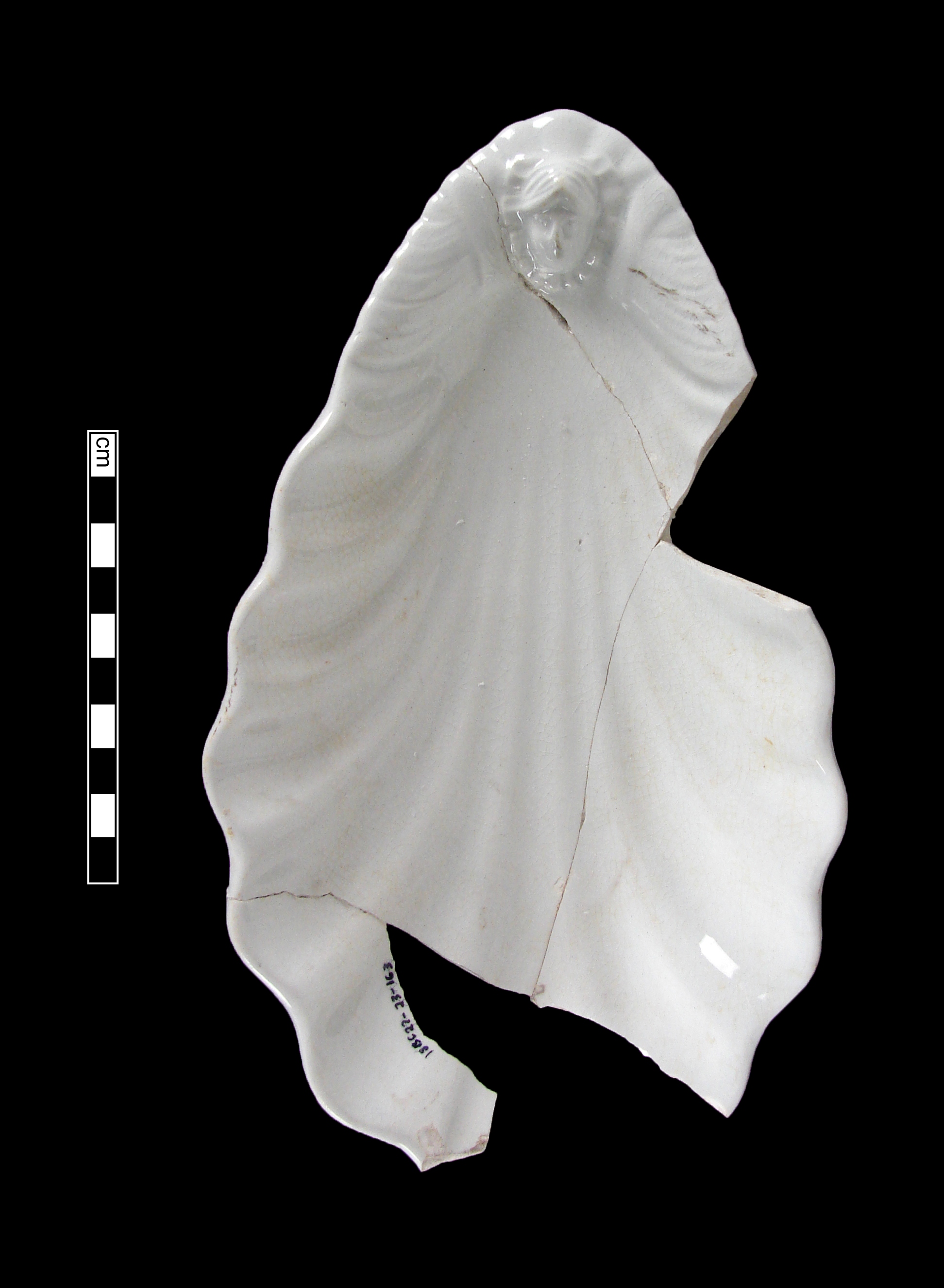Image of white granite ware fragment.