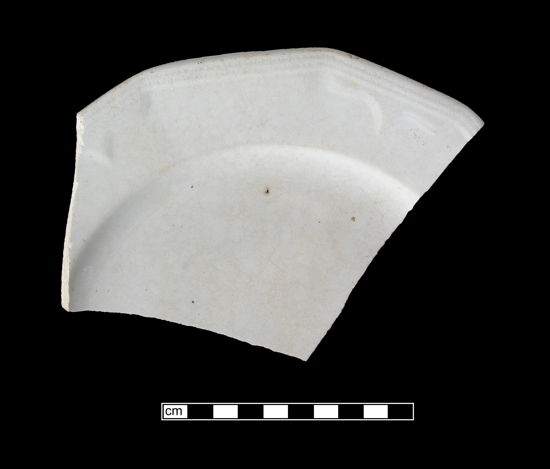Image of white granite ware fragment.