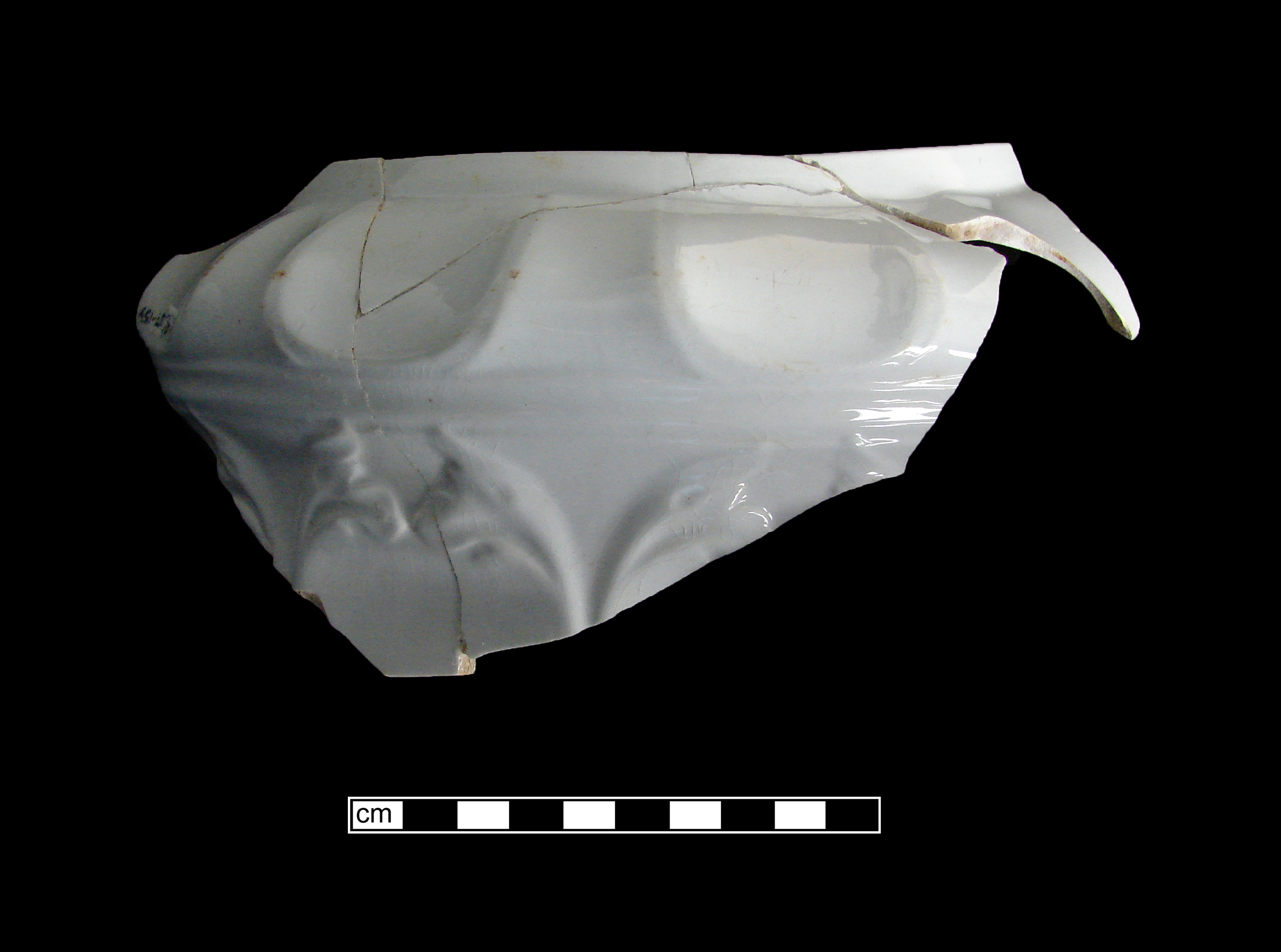 Image of white granite ware fragment.