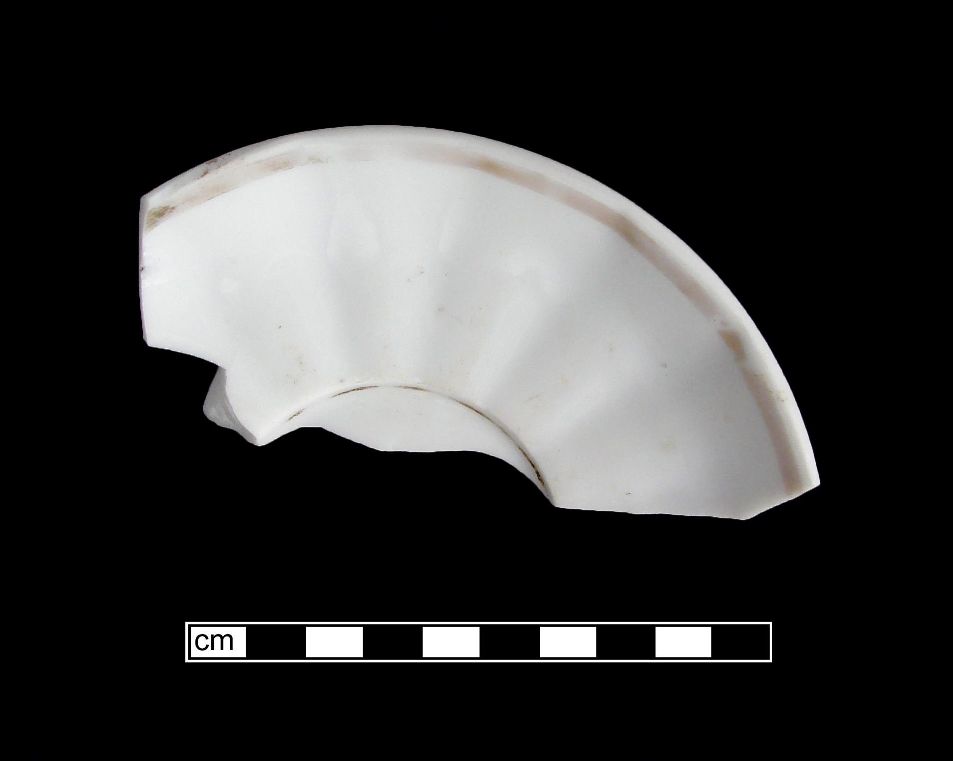 Image of white granite ware fragment.