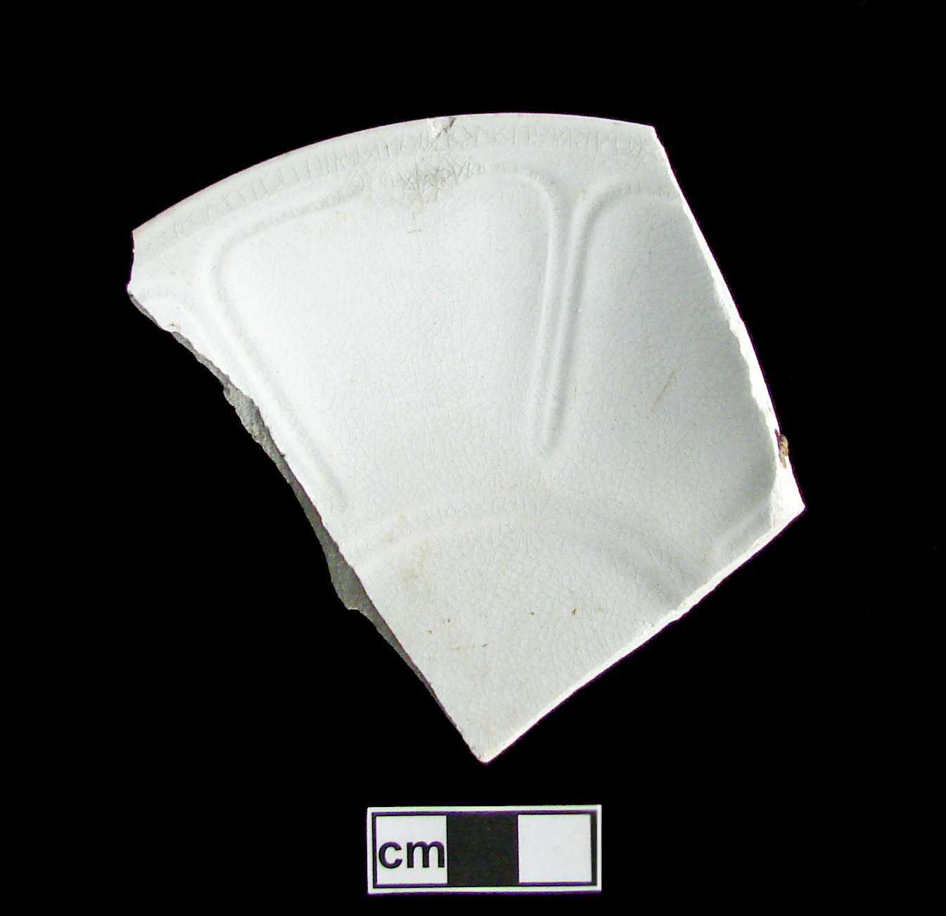 Image of white granite ware fragment.