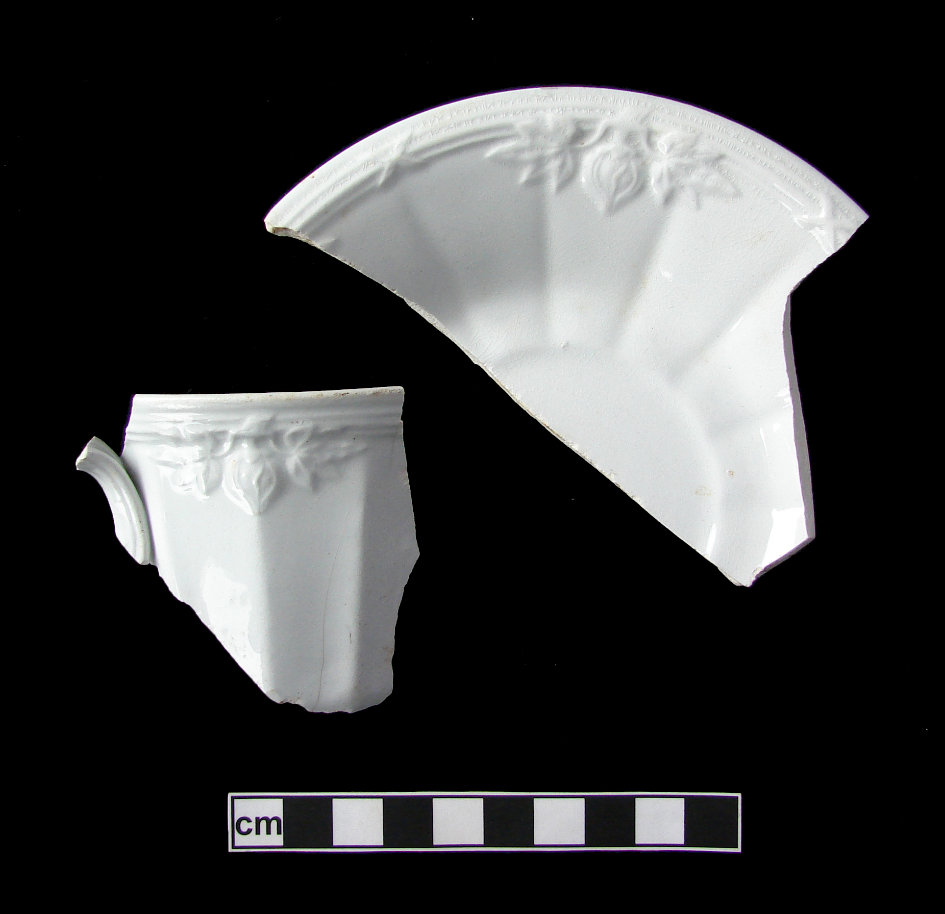 Image of white granite ware fragment.